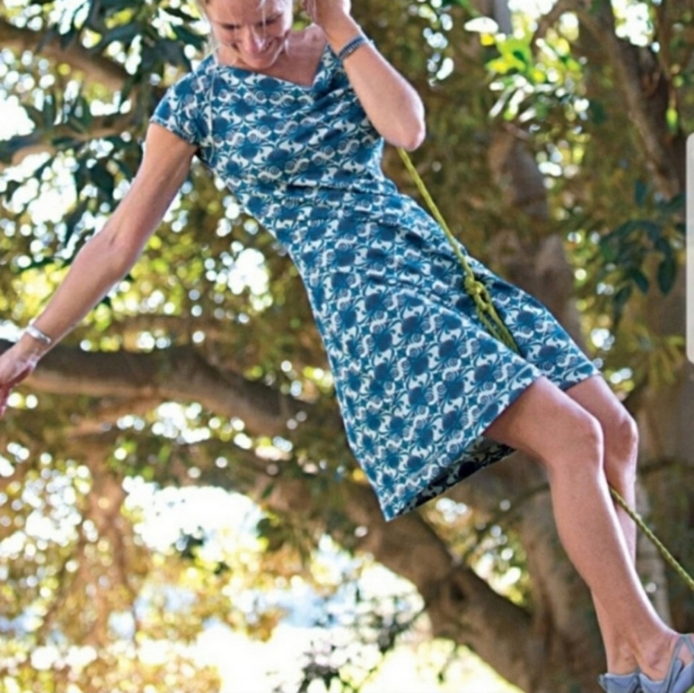 Title Nine Majestic Cowl Neck Stretch Athletic Mini Dress Tennis Pickleball XS